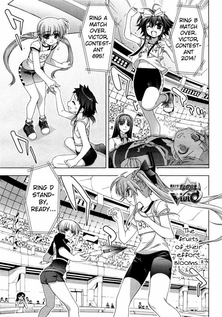 Mahou Shoujo Lyrical Nanoha Vivid Chapter 22 page 1 - Chapter 22 : Top Fighter!