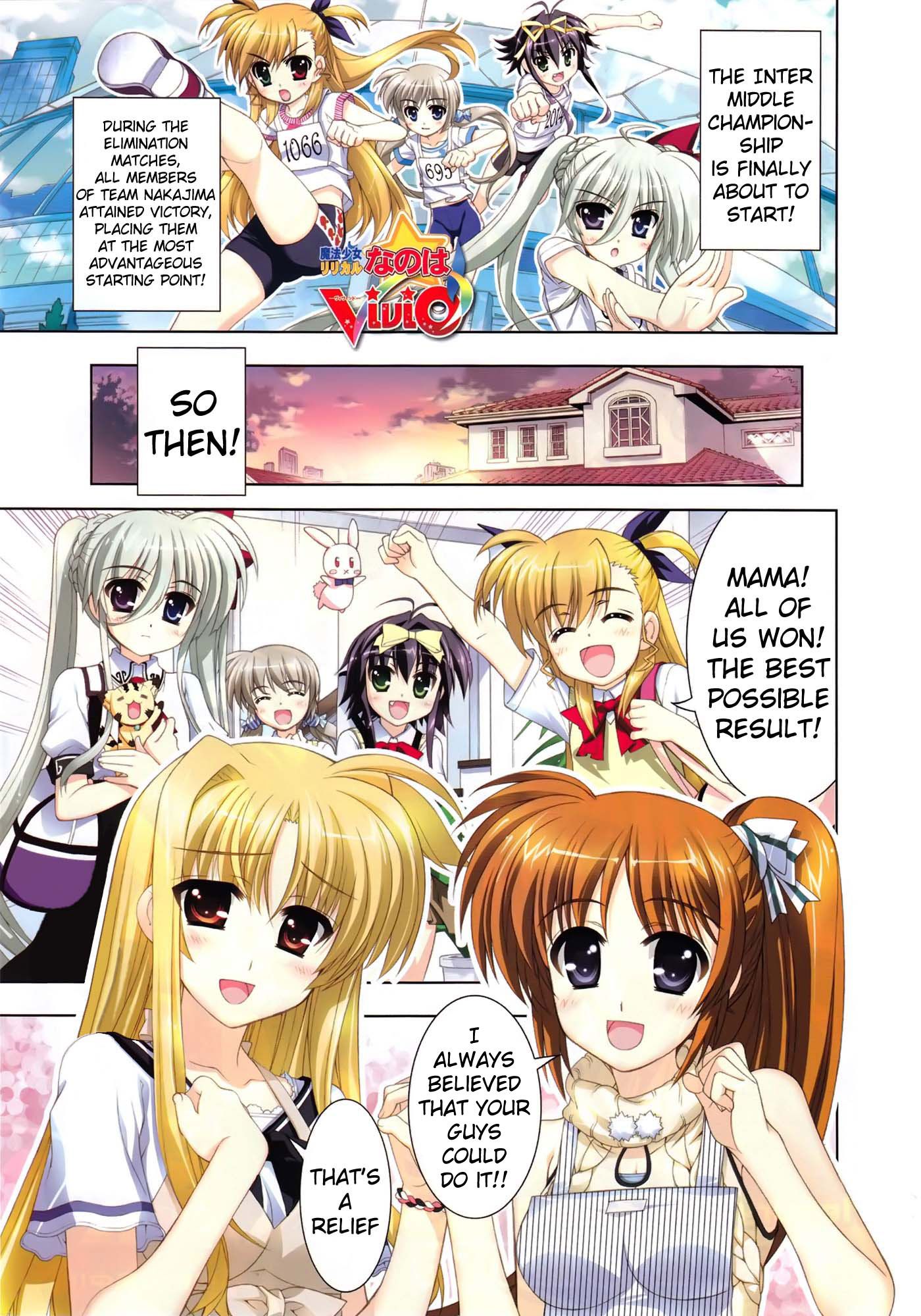 Mahou Shoujo Lyrical Nanoha Vivid Chapter 23 page 1 - Chapter 23 : Preliminaries Start!!