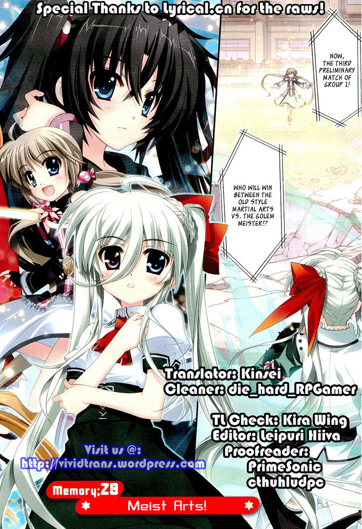 Mahou Shoujo Lyrical Nanoha Vivid Chapter 28 page 6 - Chapter 28 : Meist Arts!