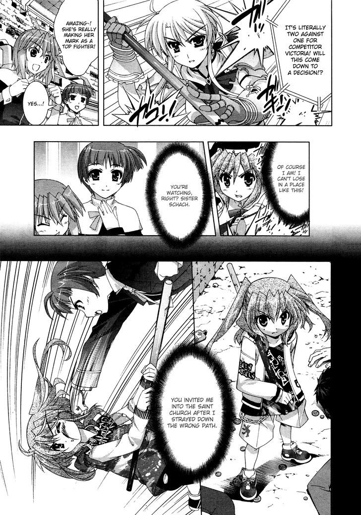 Mahou Shoujo Lyrical Nanoha Vivid Chapter 31 page 13 - Chapter 31 : The Playing Blade vs The Thunder Emperor
