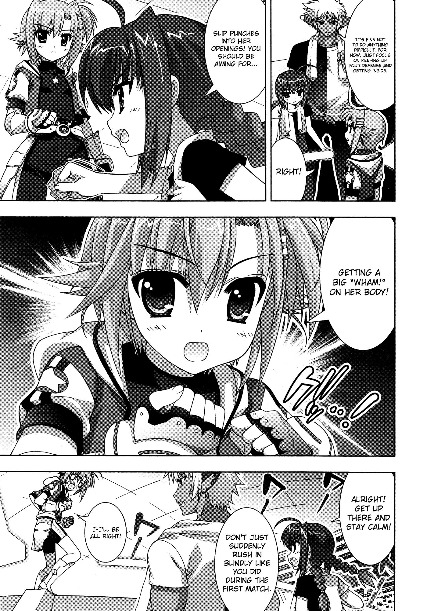 Mahou Shoujo Lyrical Nanoha Vivid Chapter 32 page 11 - Chapter 32 : Preliminary Group 4's 3rd Match!!