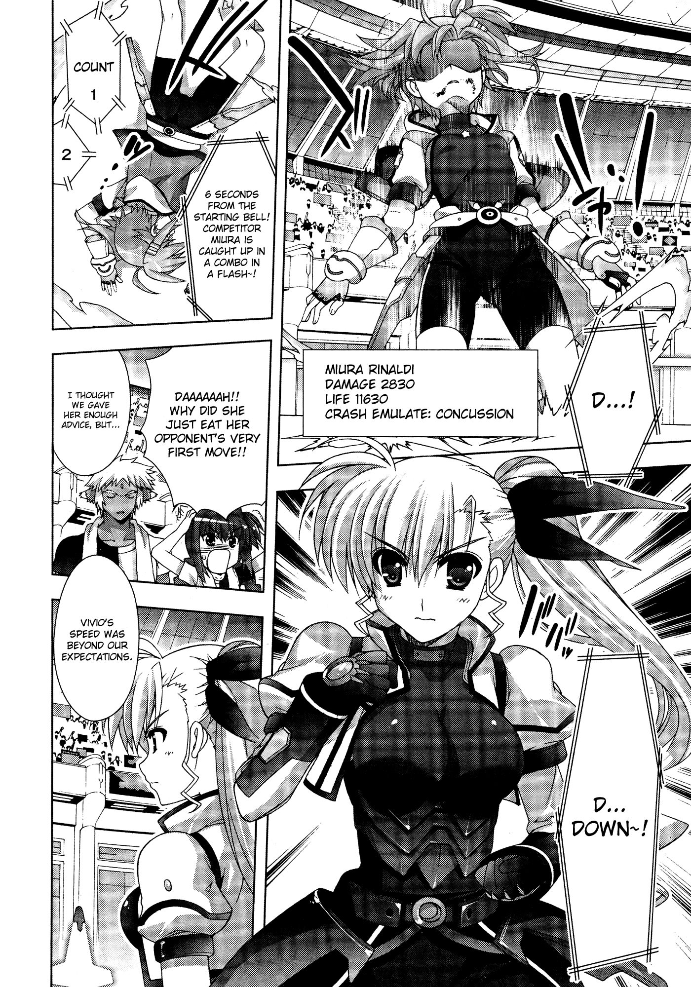 Mahou Shoujo Lyrical Nanoha Vivid Chapter 32 page 17 - Chapter 32 : Preliminary Group 4's 3rd Match!!