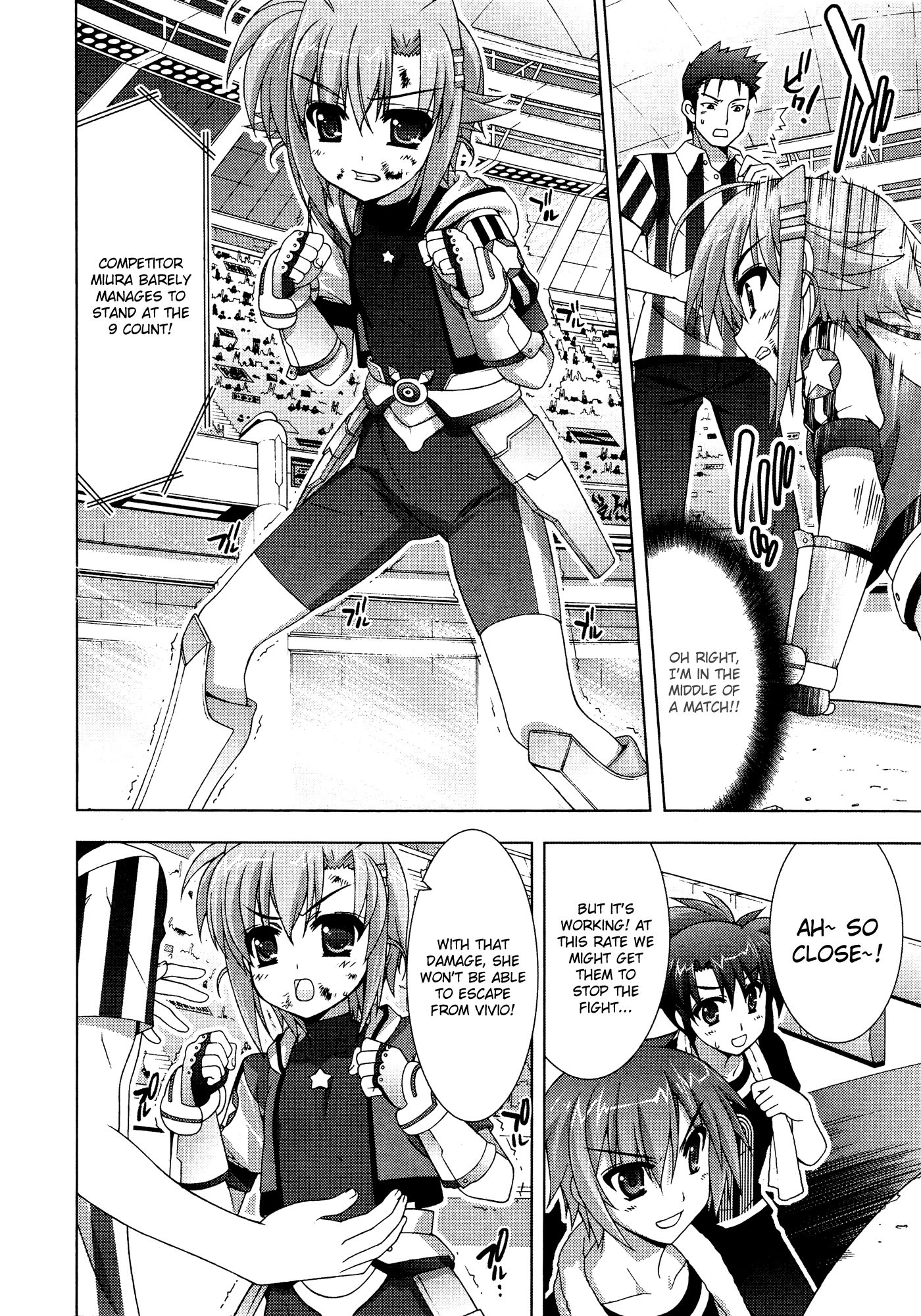 Mahou Shoujo Lyrical Nanoha Vivid Chapter 32 page 19 - Chapter 32 : Preliminary Group 4's 3rd Match!!