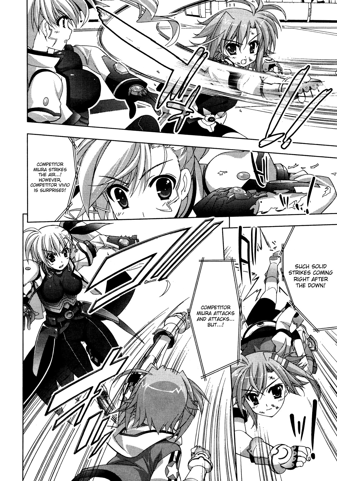 Mahou Shoujo Lyrical Nanoha Vivid Chapter 32 page 21 - Chapter 32 : Preliminary Group 4's 3rd Match!!
