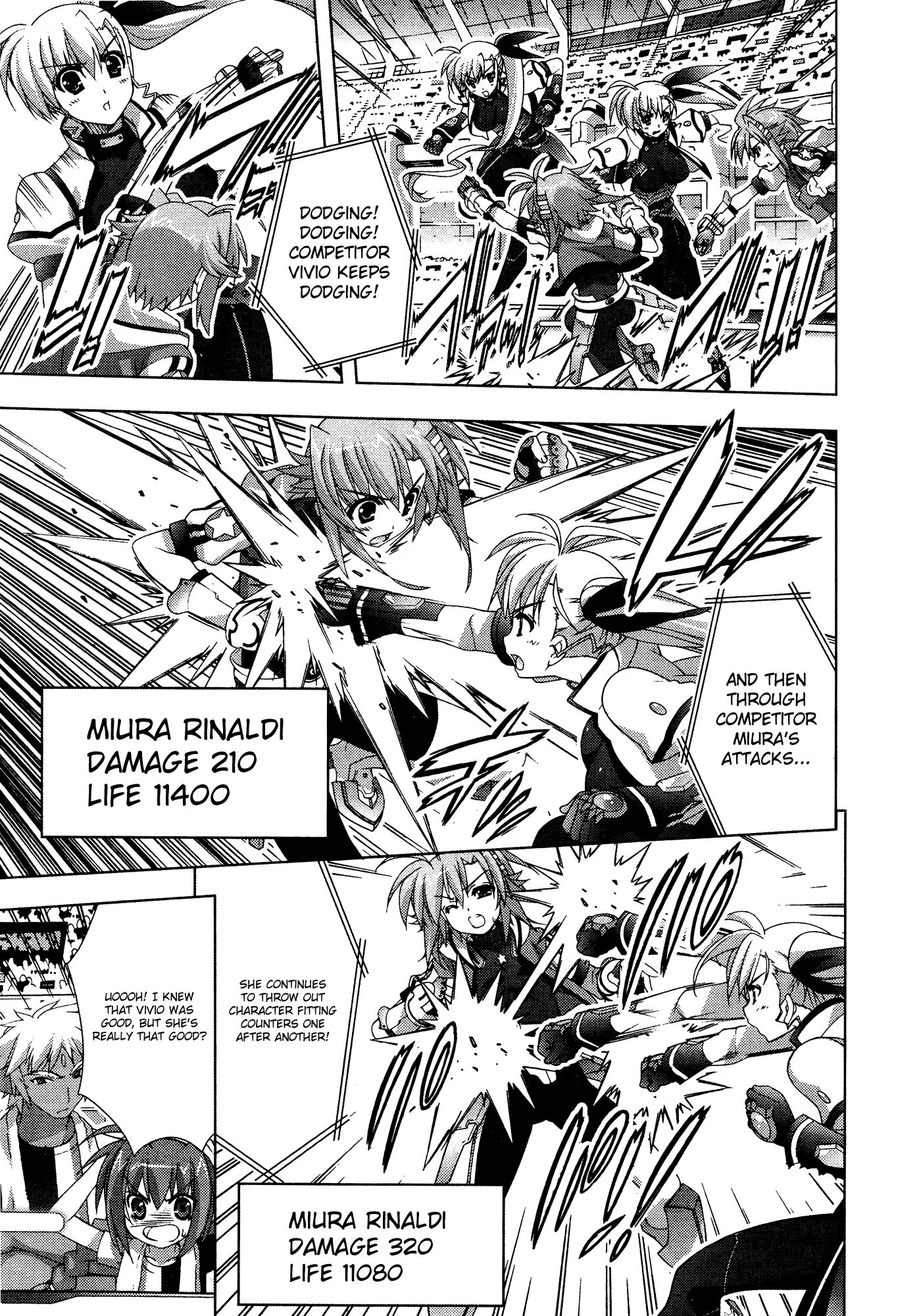 Mahou Shoujo Lyrical Nanoha Vivid Chapter 32 page 22 - Chapter 32 : Preliminary Group 4's 3rd Match!!