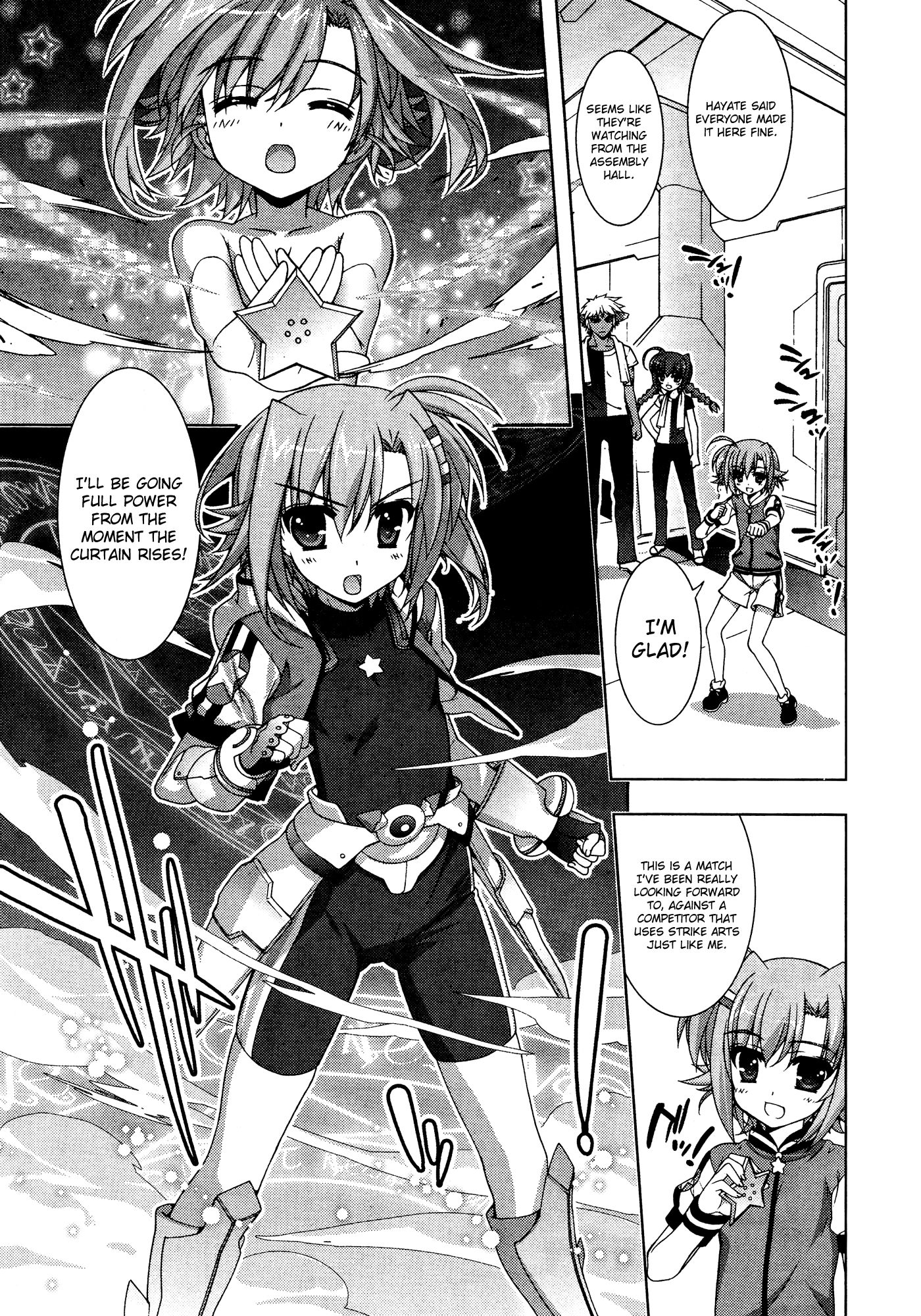 Mahou Shoujo Lyrical Nanoha Vivid Chapter 32 page 7 - Chapter 32 : Preliminary Group 4's 3rd Match!!