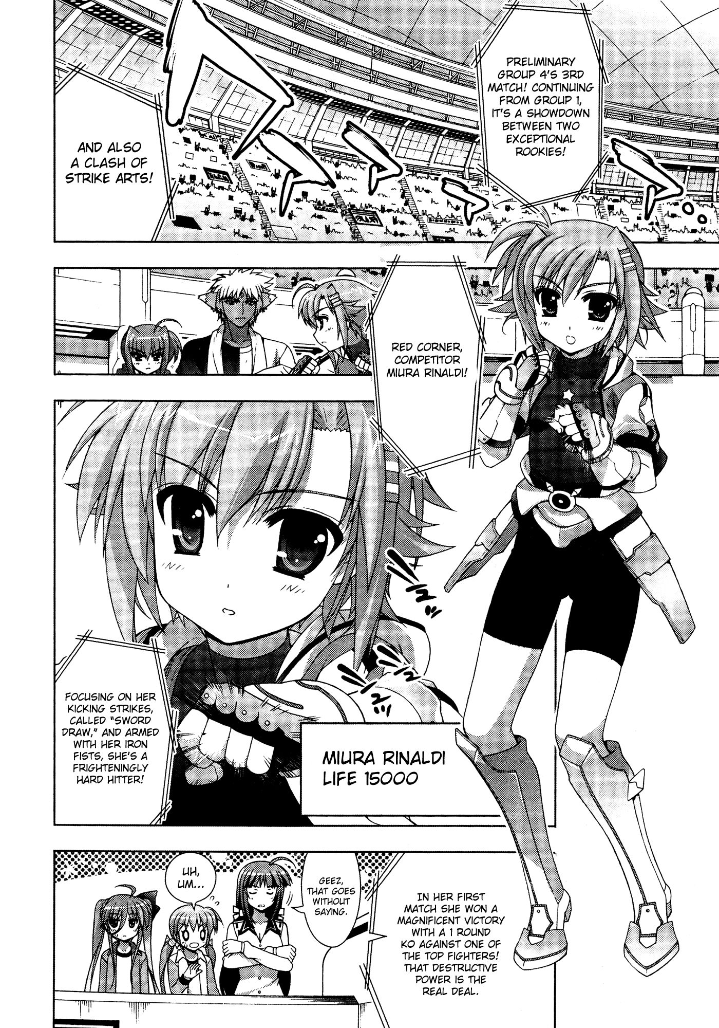 Mahou Shoujo Lyrical Nanoha Vivid Chapter 32 page 8 - Chapter 32 : Preliminary Group 4's 3rd Match!!
