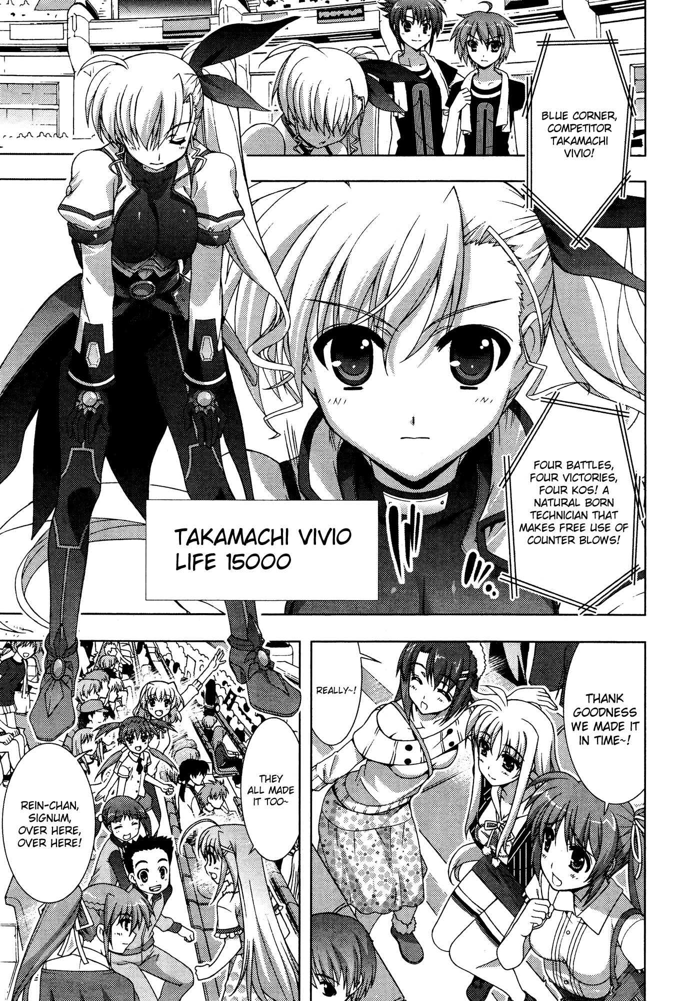 Mahou Shoujo Lyrical Nanoha Vivid Chapter 32 page 9 - Chapter 32 : Preliminary Group 4's 3rd Match!!