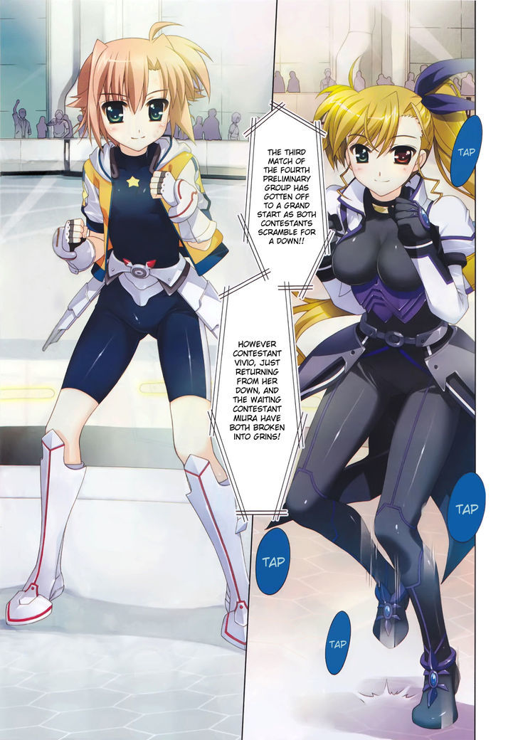 Mahou Shoujo Lyrical Nanoha Vivid Chapter 33 page 1 - Chapter 33 : Moment of Defense