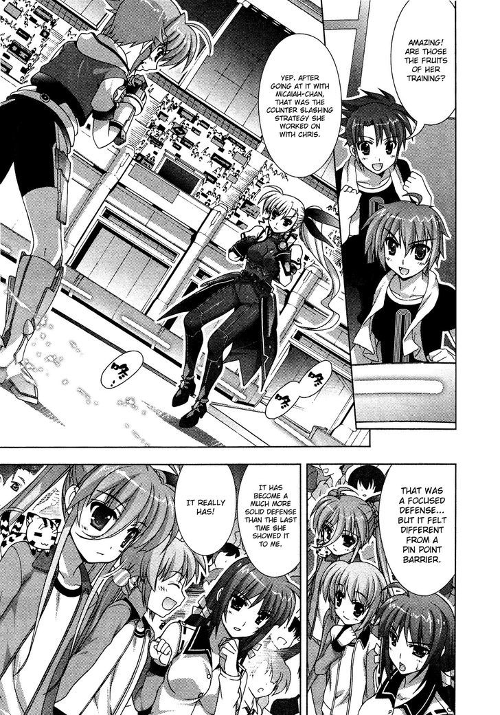 Mahou Shoujo Lyrical Nanoha Vivid Chapter 33 page 23 - Chapter 33 : Moment of Defense