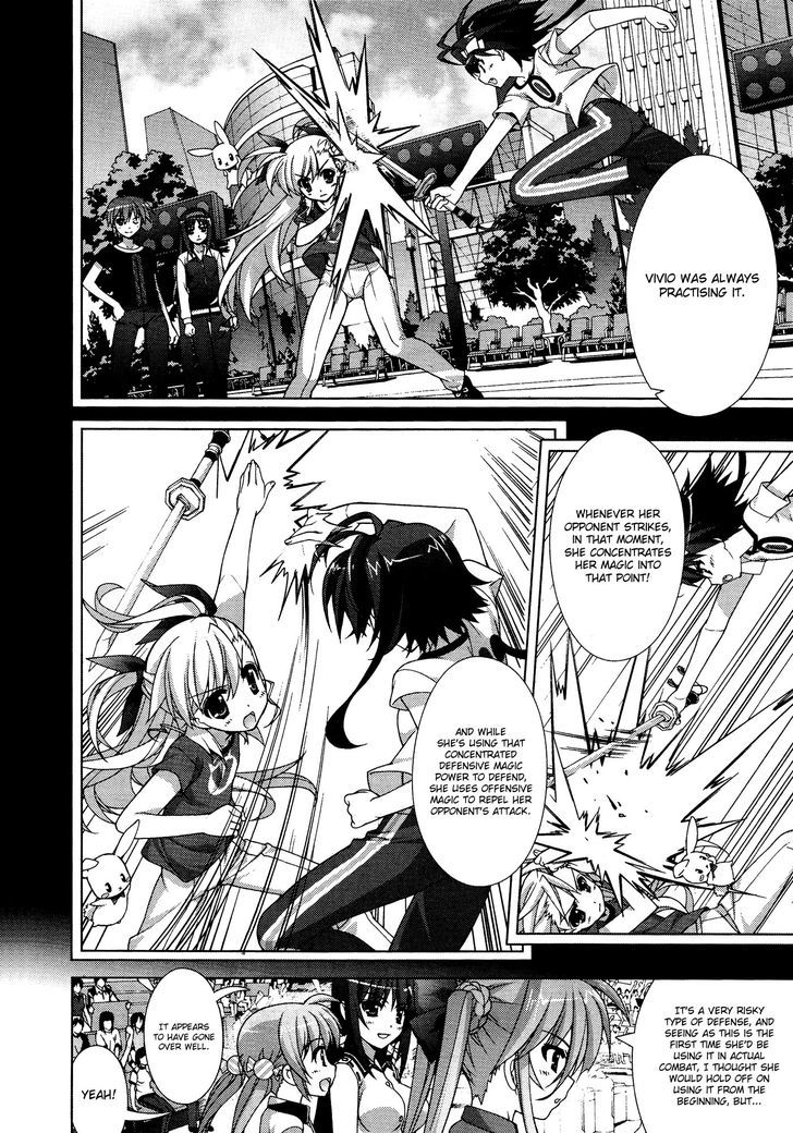 Mahou Shoujo Lyrical Nanoha Vivid Chapter 33 page 24 - Chapter 33 : Moment of Defense