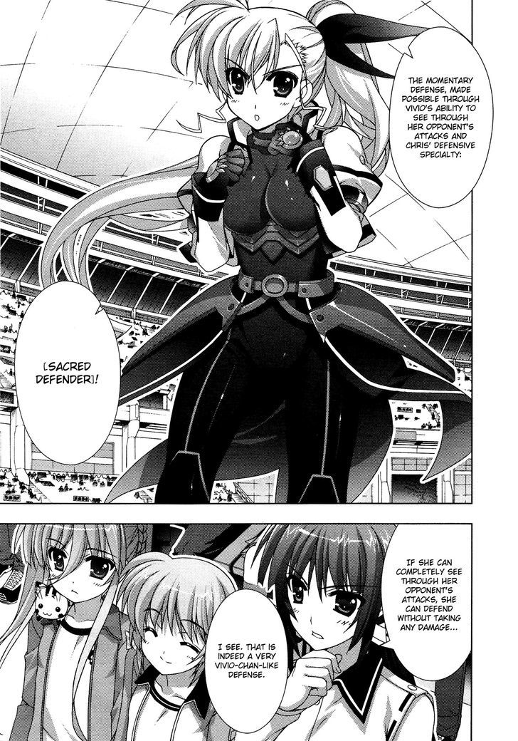 Mahou Shoujo Lyrical Nanoha Vivid Chapter 33 page 25 - Chapter 33 : Moment of Defense