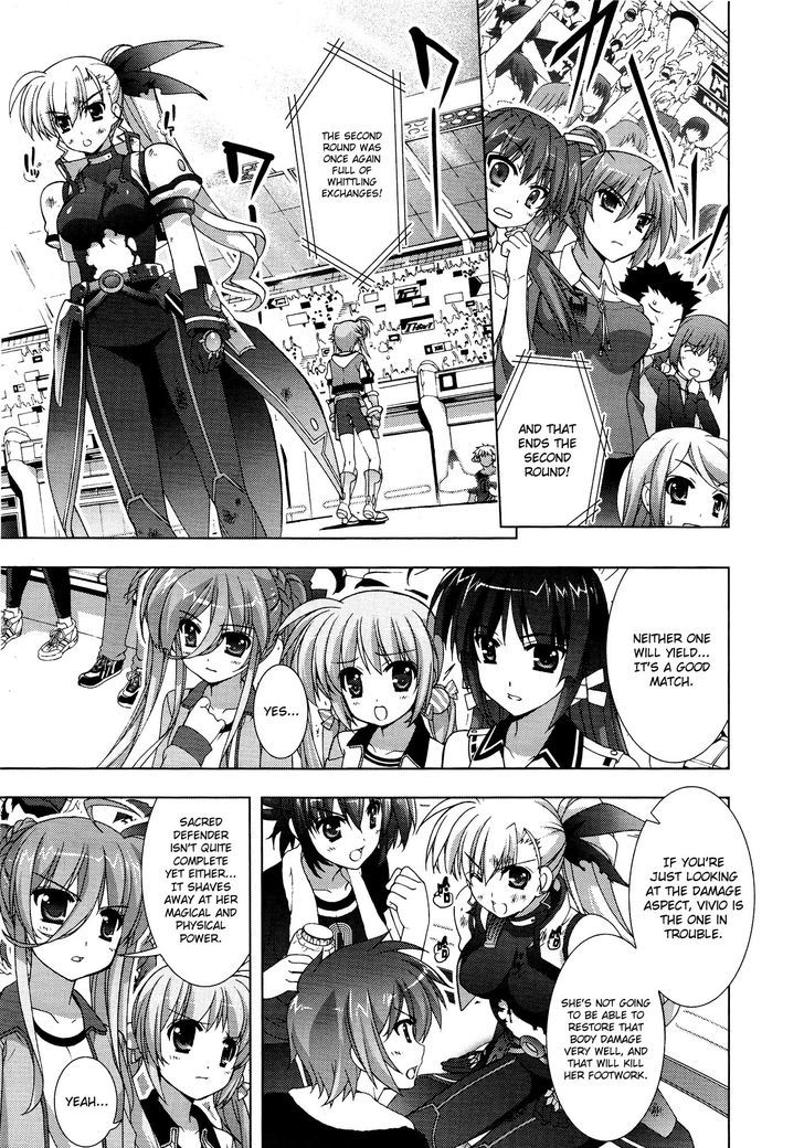 Mahou Shoujo Lyrical Nanoha Vivid Chapter 34 page 21 - Chapter 34 : Strike Arts Competitors!