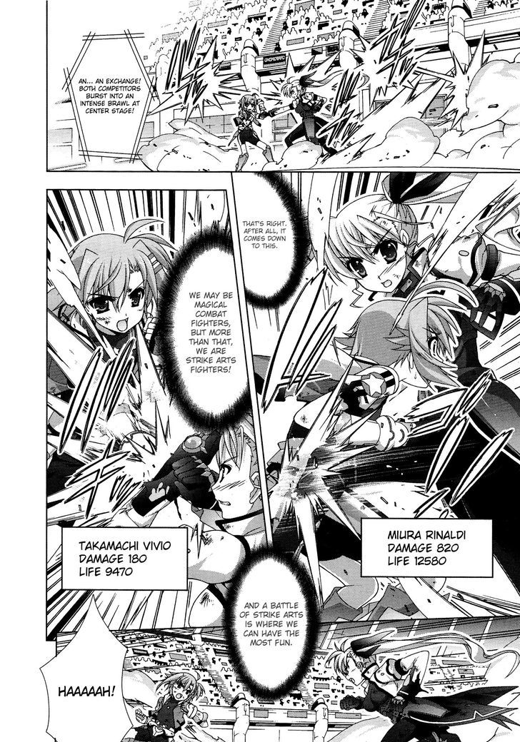 Mahou Shoujo Lyrical Nanoha Vivid Chapter 34 page 26 - Chapter 34 : Strike Arts Competitors!