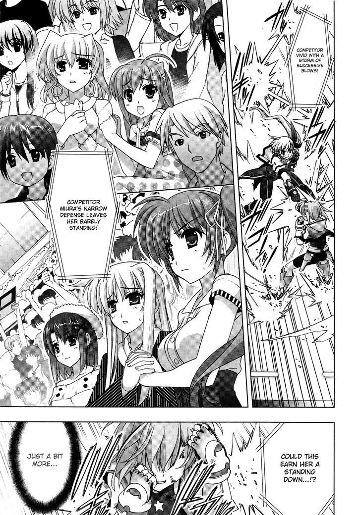 Mahou Shoujo Lyrical Nanoha Vivid Chapter 35 page 12 - Chapter 35 : Hitting VS Downing
