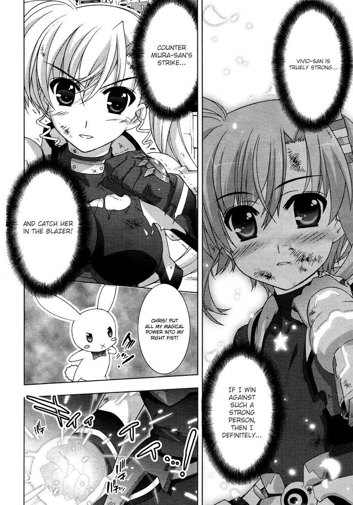 Mahou Shoujo Lyrical Nanoha Vivid Chapter 35 page 19 - Chapter 35 : Hitting VS Downing