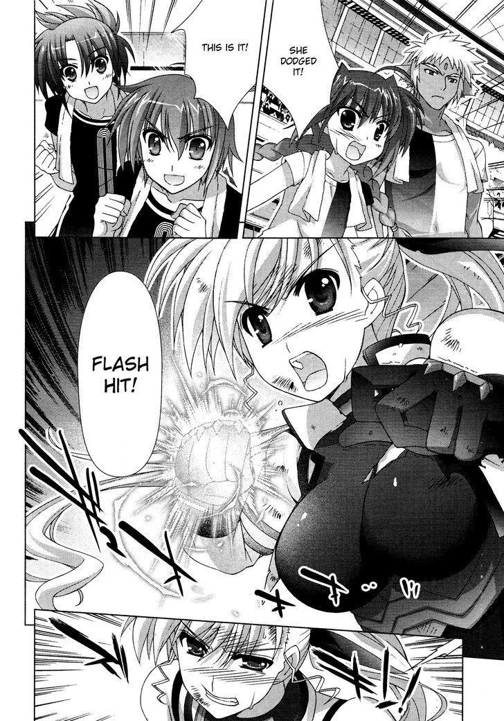 Mahou Shoujo Lyrical Nanoha Vivid Chapter 35 page 22 - Chapter 35 : Hitting VS Downing