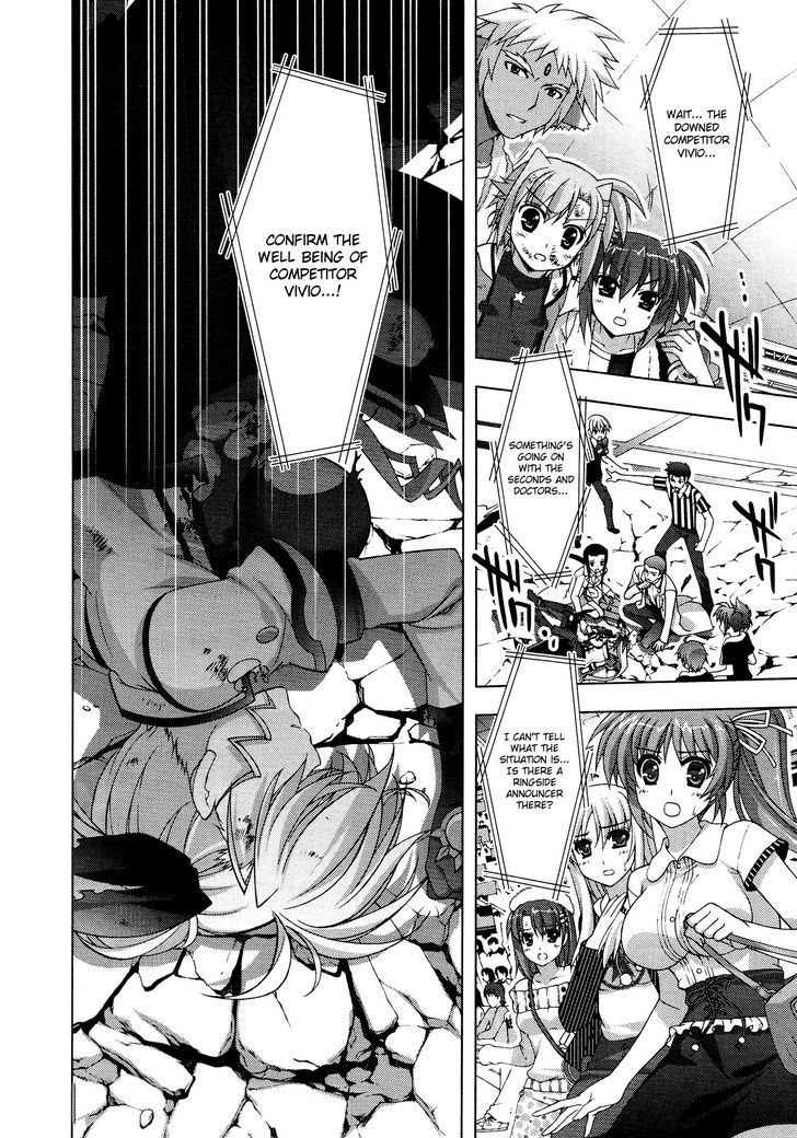 Mahou Shoujo Lyrical Nanoha Vivid Chapter 35 page 27 - Chapter 35 : Hitting VS Downing