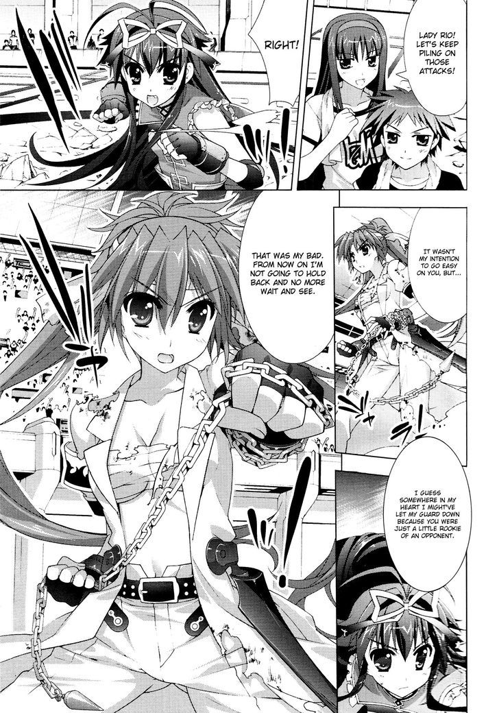 Mahou Shoujo Lyrical Nanoha Vivid Chapter 37 page 14 - Chapter 37 : Red Hawk