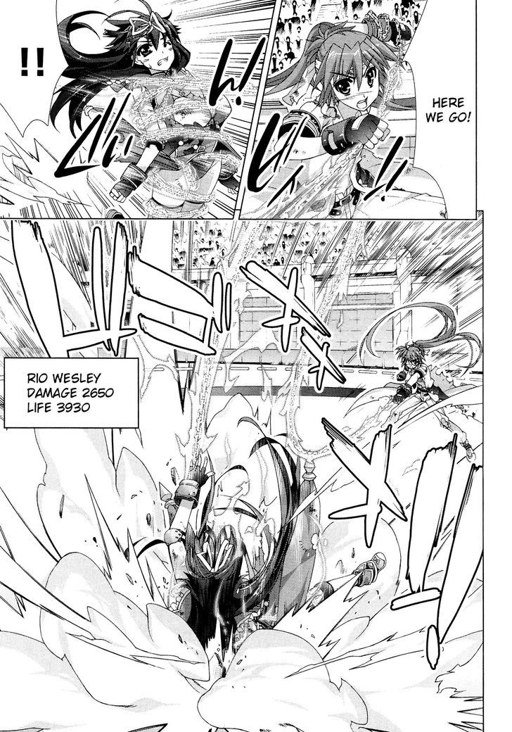 Mahou Shoujo Lyrical Nanoha Vivid Chapter 37 page 24 - Chapter 37 : Red Hawk