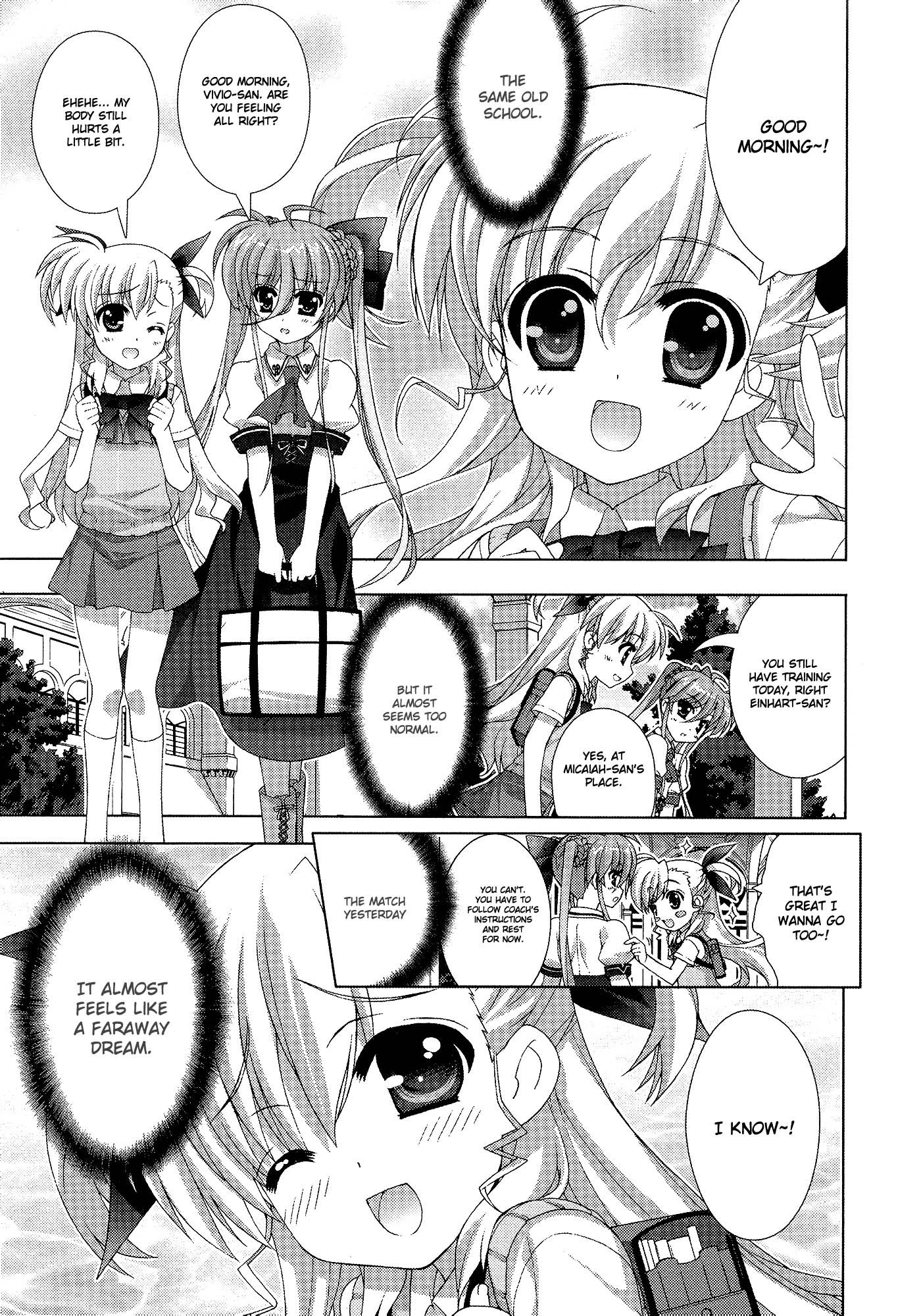 Mahou Shoujo Lyrical Nanoha Vivid Chapter 39 page 9 - Chapter 39 : More Than Yesterday, More Than Today!