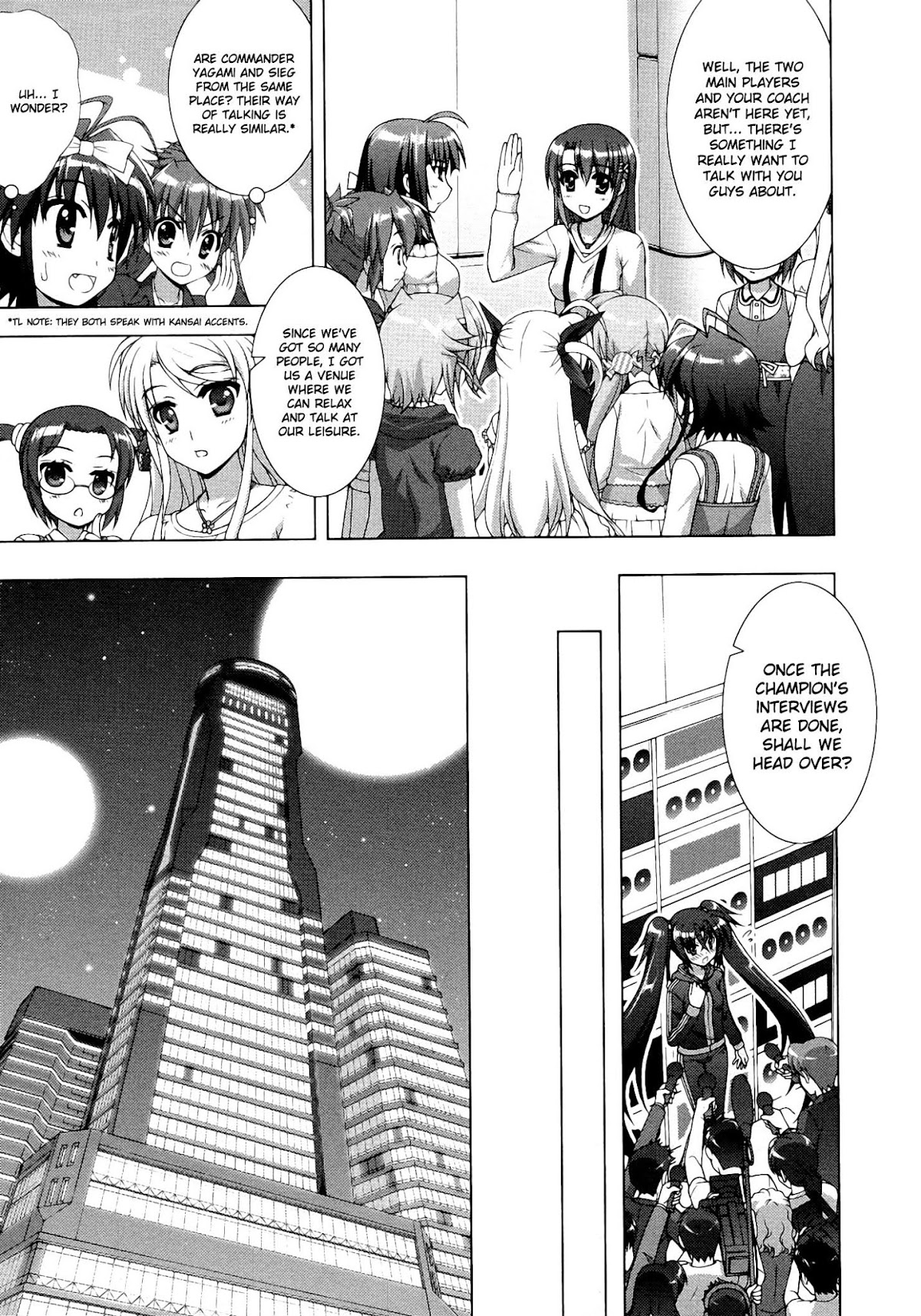 Mahou Shoujo Lyrical Nanoha Vivid Chapter 45 page 22 - Chapter 45 : Chance Meeting of Descendants