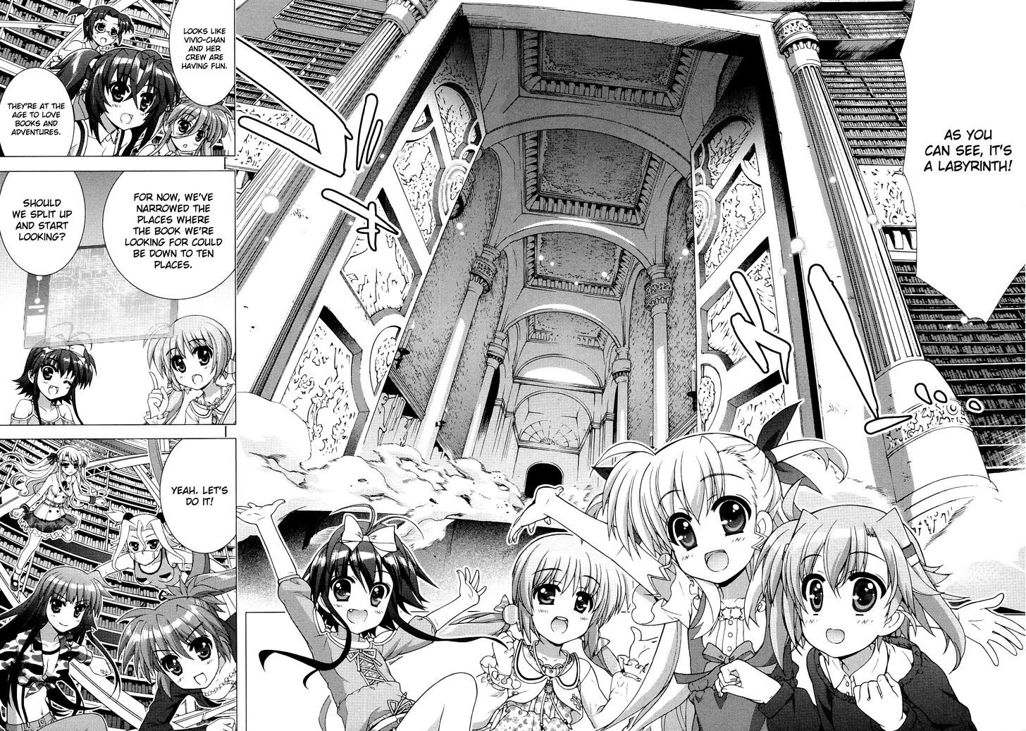 Mahou Shoujo Lyrical Nanoha Vivid Chapter 47 page 23 - Chapter 47 : Infinity Library