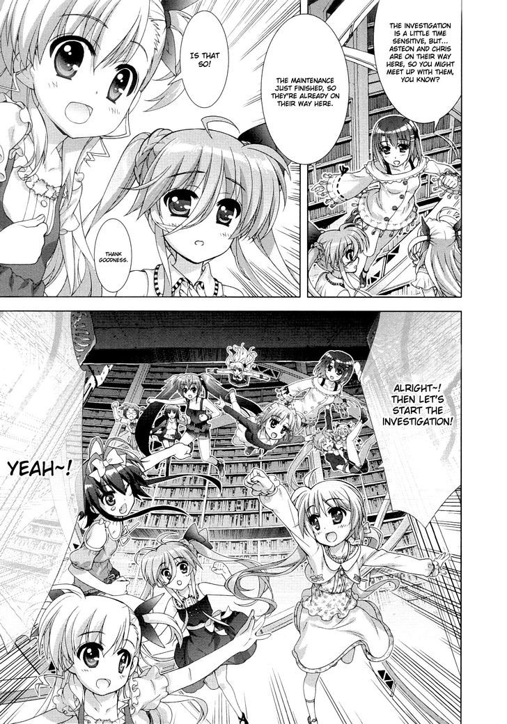 Mahou Shoujo Lyrical Nanoha Vivid Chapter 47 page 25 - Chapter 47 : Infinity Library