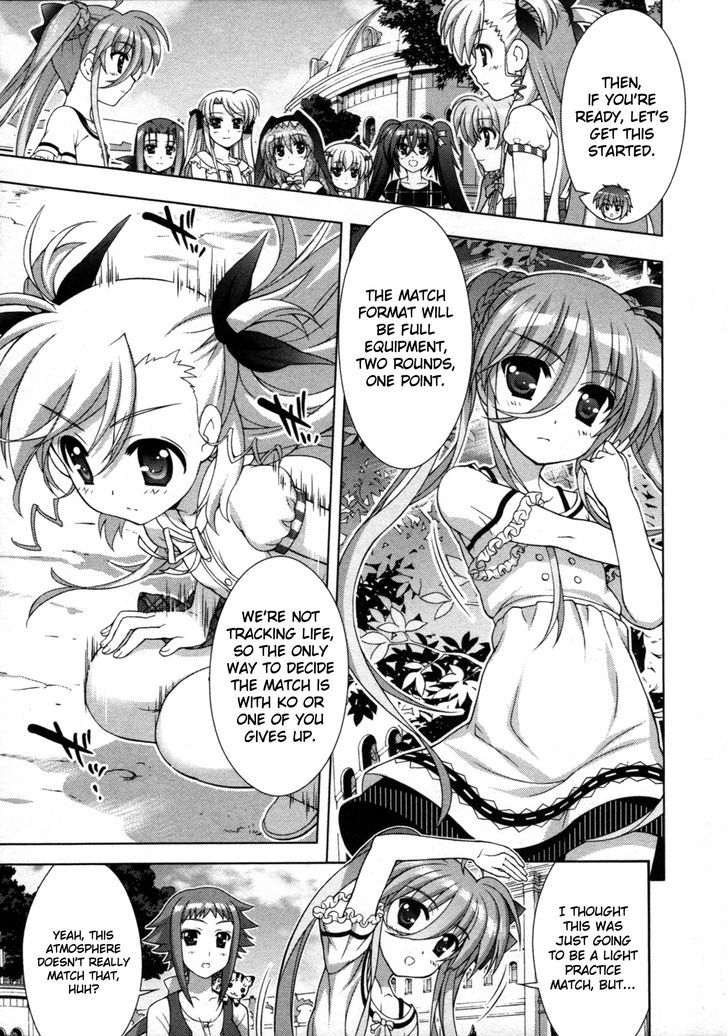 Mahou Shoujo Lyrical Nanoha Vivid Chapter 58 page 12 - Chapter 58 : Fourth Match