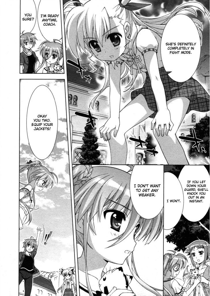 Mahou Shoujo Lyrical Nanoha Vivid Chapter 58 page 13 - Chapter 58 : Fourth Match