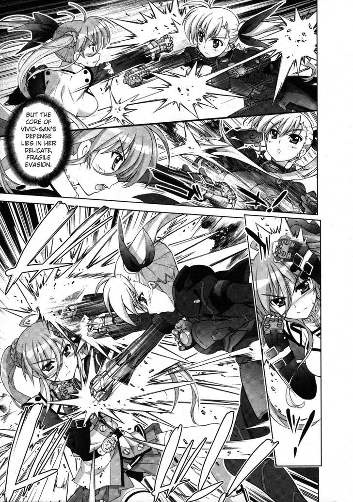 Mahou Shoujo Lyrical Nanoha Vivid Chapter 58 page 21 - Chapter 58 : Fourth Match