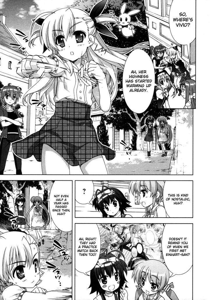 Mahou Shoujo Lyrical Nanoha Vivid Chapter 58 page 8 - Chapter 58 : Fourth Match