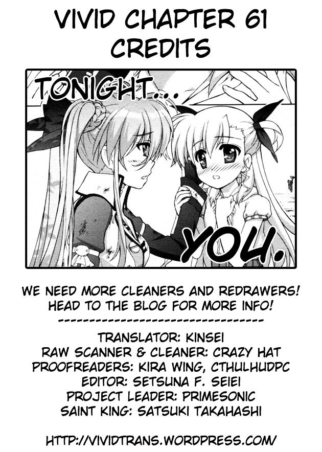 Mahou Shoujo Lyrical Nanoha Vivid Chapter 61 page 28 - Chapter 61 : Color of the Sky and the World