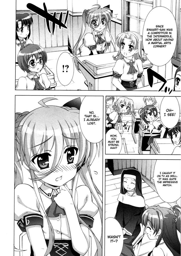 Mahou Shoujo Lyrical Nanoha Vivid Chapter 64 page 14 - Chapter 64 : School Life