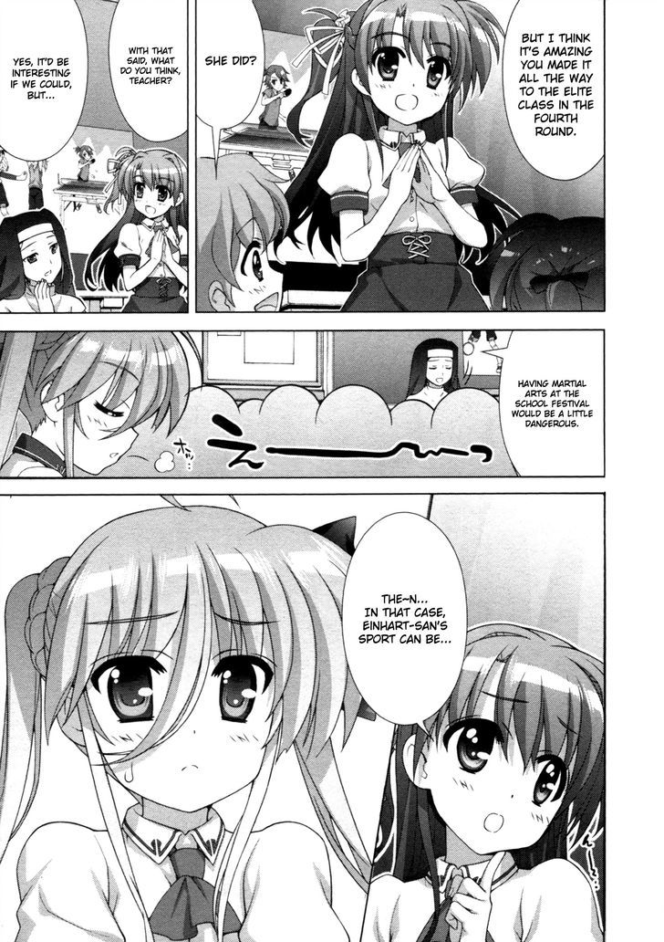 Mahou Shoujo Lyrical Nanoha Vivid Chapter 64 page 15 - Chapter 64 : School Life