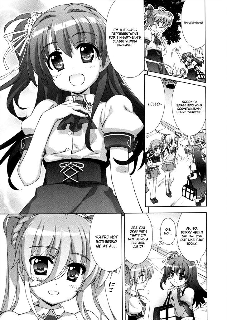 Mahou Shoujo Lyrical Nanoha Vivid Chapter 64 page 17 - Chapter 64 : School Life