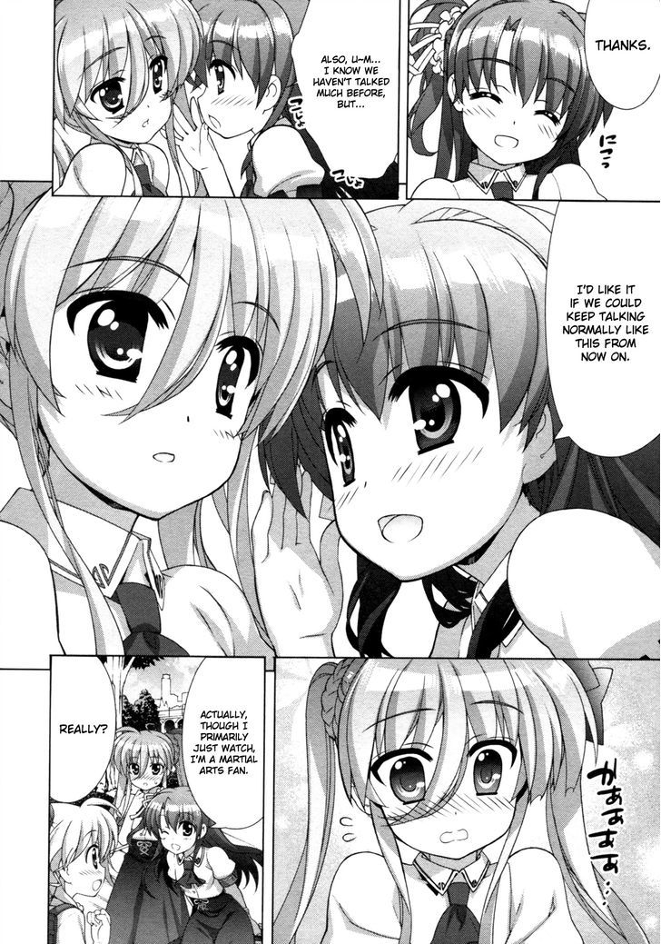 Mahou Shoujo Lyrical Nanoha Vivid Chapter 64 page 18 - Chapter 64 : School Life