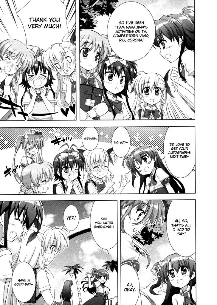 Mahou Shoujo Lyrical Nanoha Vivid Chapter 64 page 19 - Chapter 64 : School Life