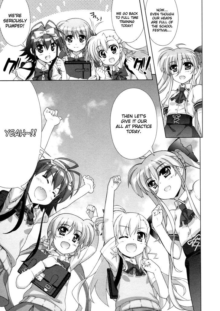 Mahou Shoujo Lyrical Nanoha Vivid Chapter 64 page 21 - Chapter 64 : School Life