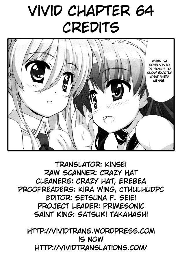 Mahou Shoujo Lyrical Nanoha Vivid Chapter 64 page 30 - Chapter 64 : School Life