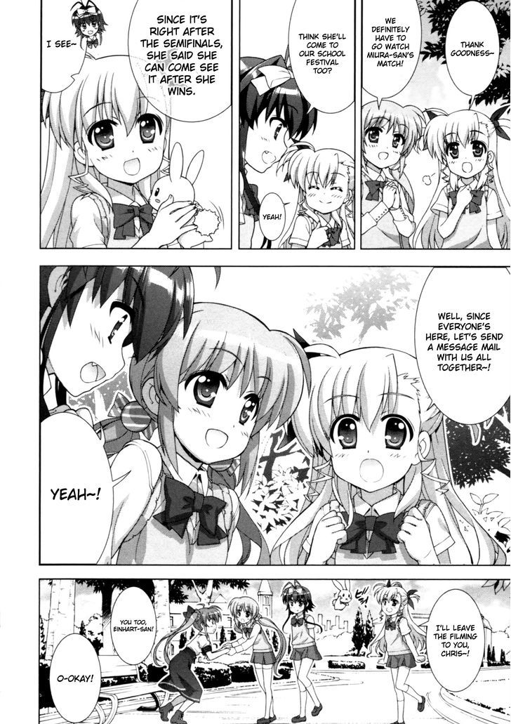 Mahou Shoujo Lyrical Nanoha Vivid Chapter 64 page 8 - Chapter 64 : School Life