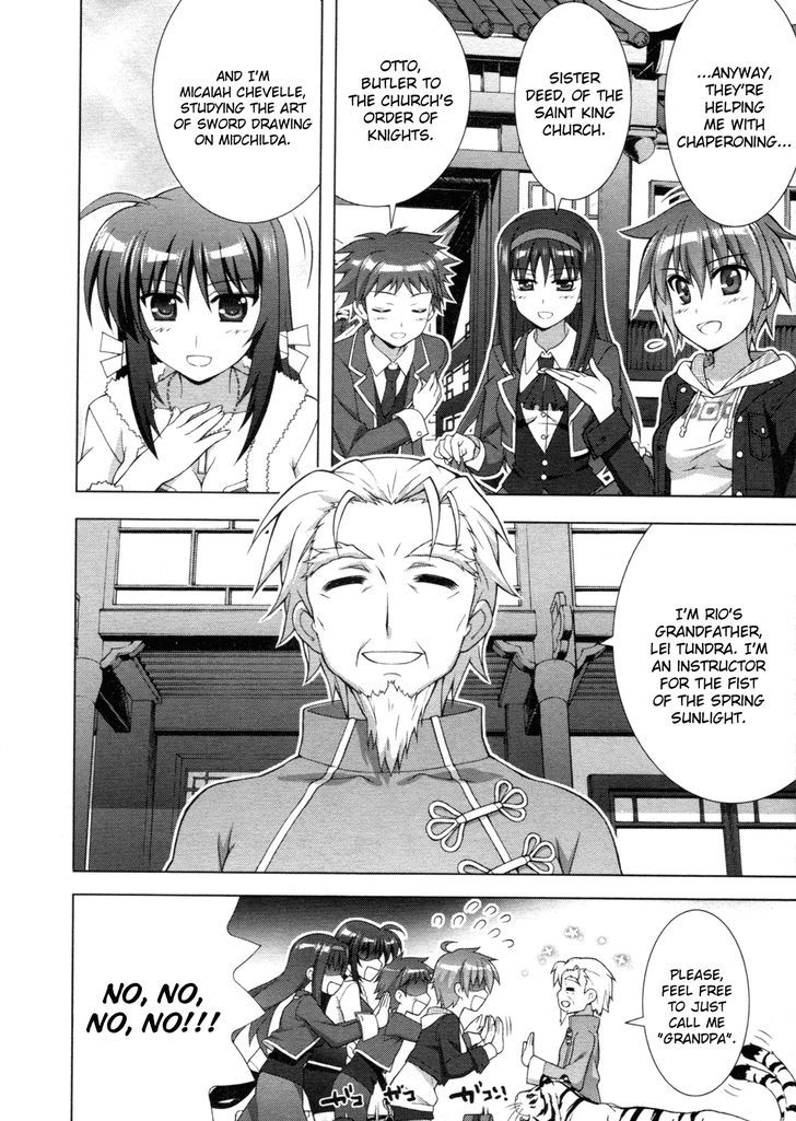 Mahou Shoujo Lyrical Nanoha Vivid Chapter 68 page 17 - Chapter 68 : Fist of the Spring Sunlight Dojo