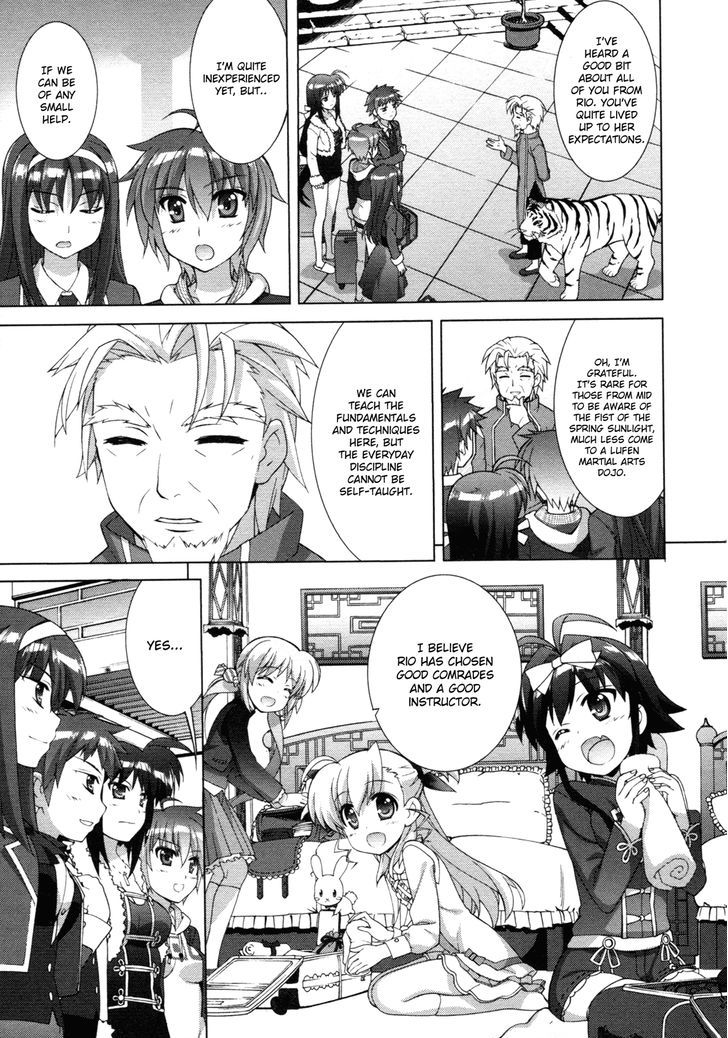 Mahou Shoujo Lyrical Nanoha Vivid Chapter 68 page 20 - Chapter 68 : Fist of the Spring Sunlight Dojo