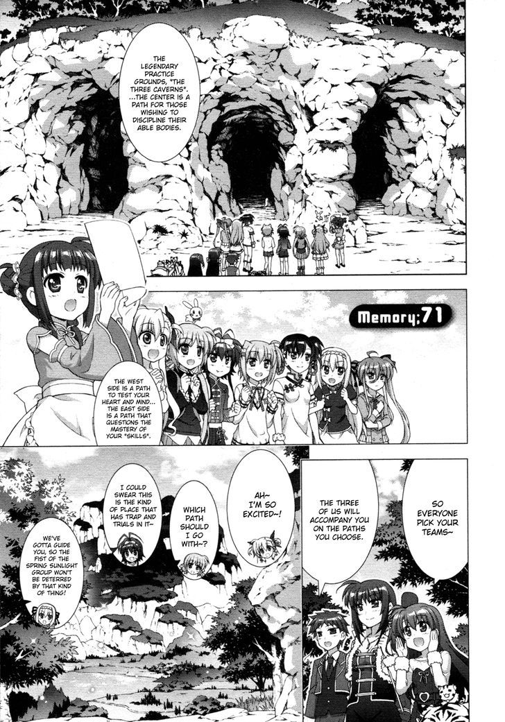 Mahou Shoujo Lyrical Nanoha Vivid Chapter 71 page 1 - Chapter 71 : Storming In! The Three Caverns!
