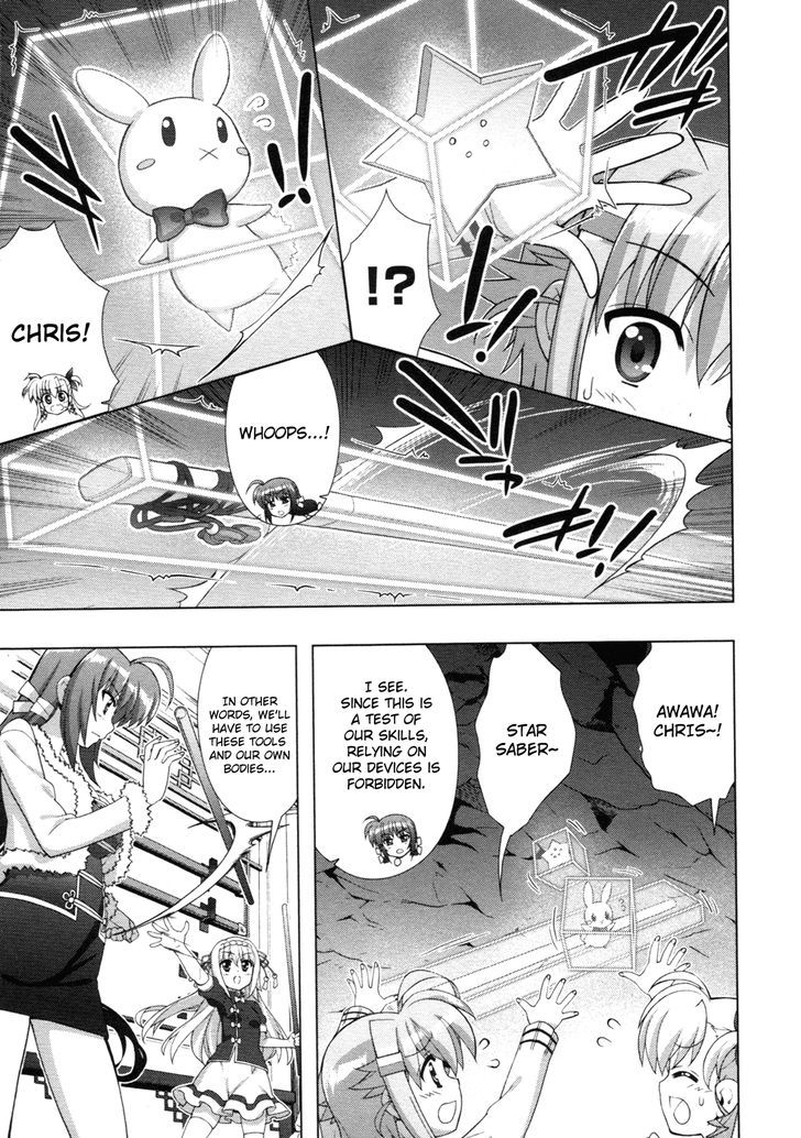Mahou Shoujo Lyrical Nanoha Vivid Chapter 71 page 22 - Chapter 71 : Storming In! The Three Caverns!