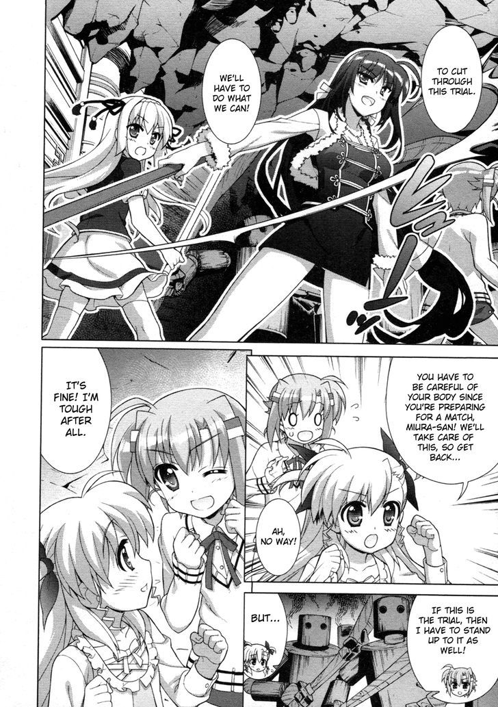 Mahou Shoujo Lyrical Nanoha Vivid Chapter 71 page 23 - Chapter 71 : Storming In! The Three Caverns!