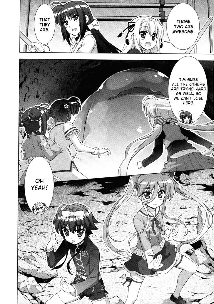 Mahou Shoujo Lyrical Nanoha Vivid Chapter 71 page 28 - Chapter 71 : Storming In! The Three Caverns!