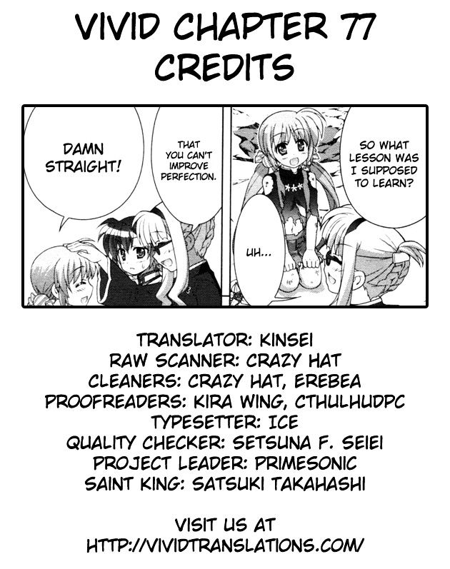 Mahou Shoujo Lyrical Nanoha Vivid Chapter 77 page 31 - Chapter 77 : The Path's Whereabouts