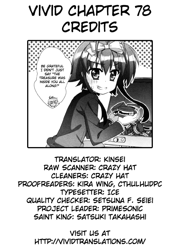 Mahou Shoujo Lyrical Nanoha Vivid Chapter 78 page 30 - Chapter 78 : The Trials' Treasure