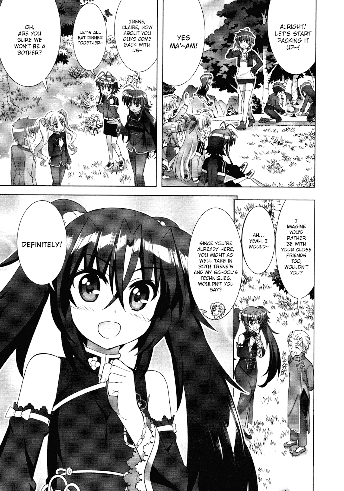 Mahou Shoujo Lyrical Nanoha Vivid Chapter 79 page 3 - Chapter 79 : Two Paths